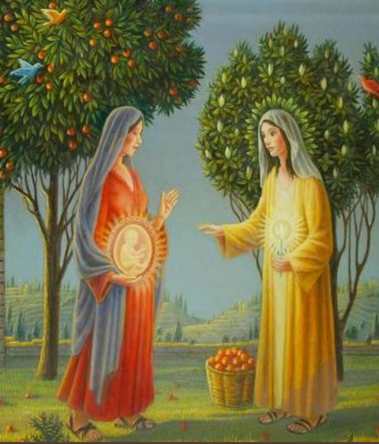 Maria mengunjungi Elisabeth